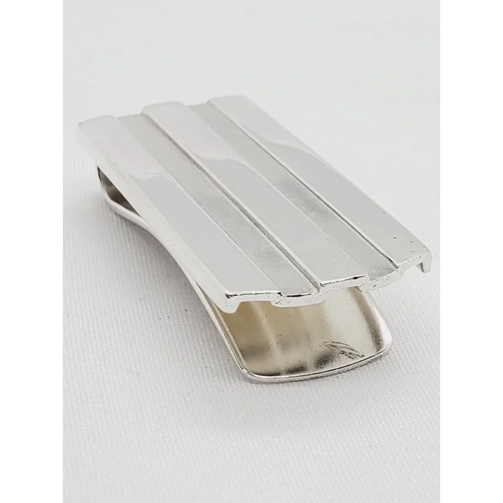 Tiffany & Co Sterling Silver 925 1995 Atlas Groove Money Clip